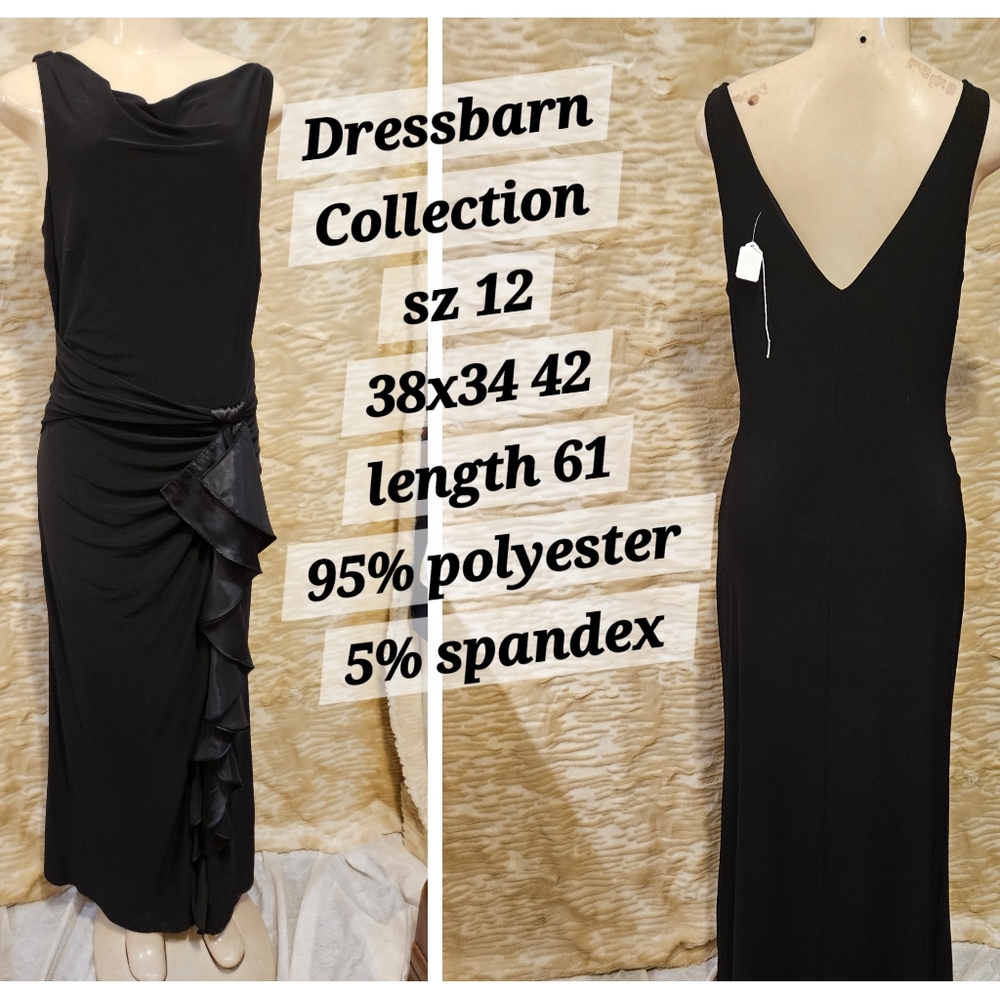Dressbarn Black Evening Dress